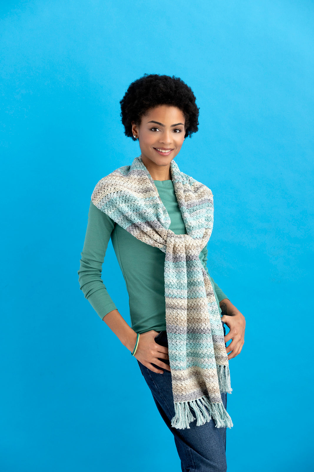 An Araucania Junto Crochet Pattern - Caroline Shawl (PDF)