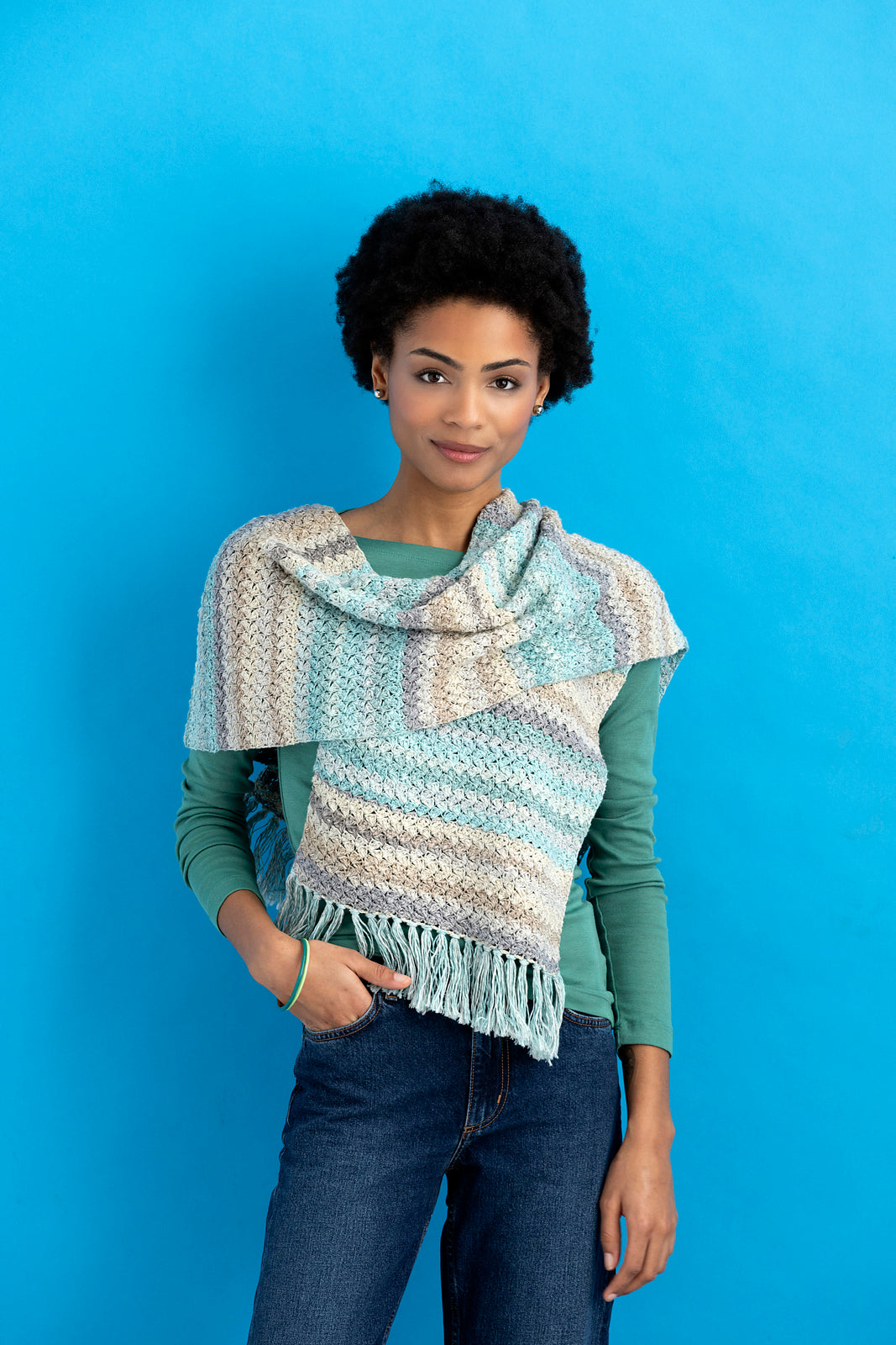 An Araucania Junto Crochet Pattern - Caroline Shawl (PDF)