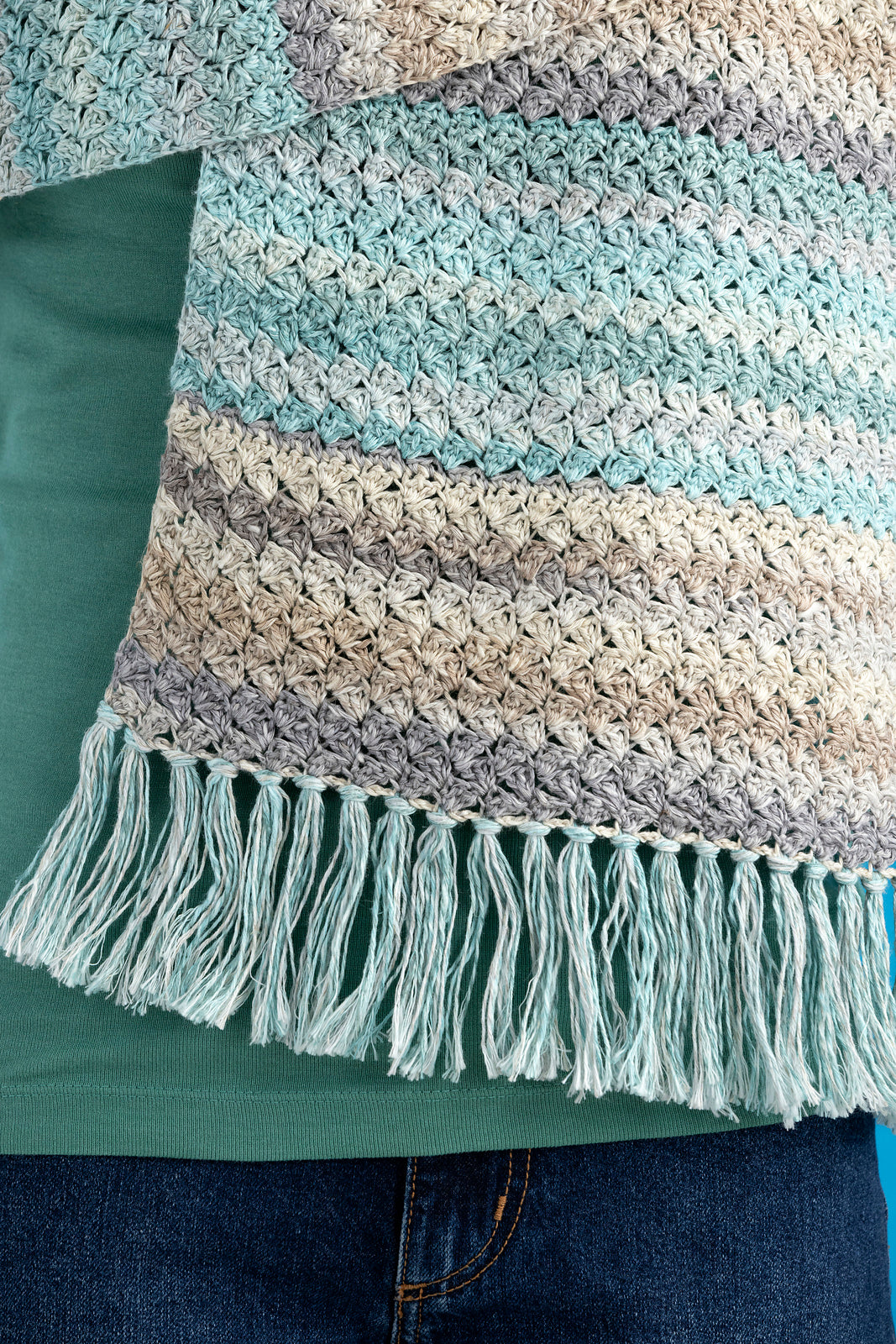 An Araucania Junto Crochet Pattern - Caroline Shawl (PDF)