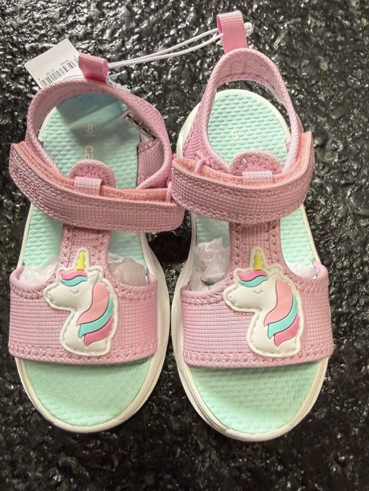 NWT, Carter's Kids' Girl Light-up Jani Sandals Size: 8