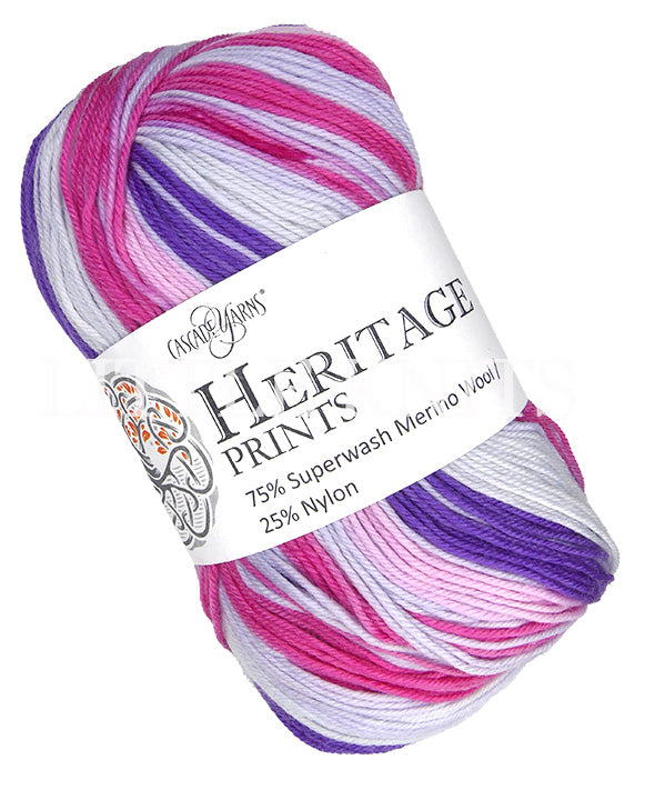 Cascade Heritage Prints - Candy Stripe (Color #135) - FULL BAG SALE (5 Skeins)
