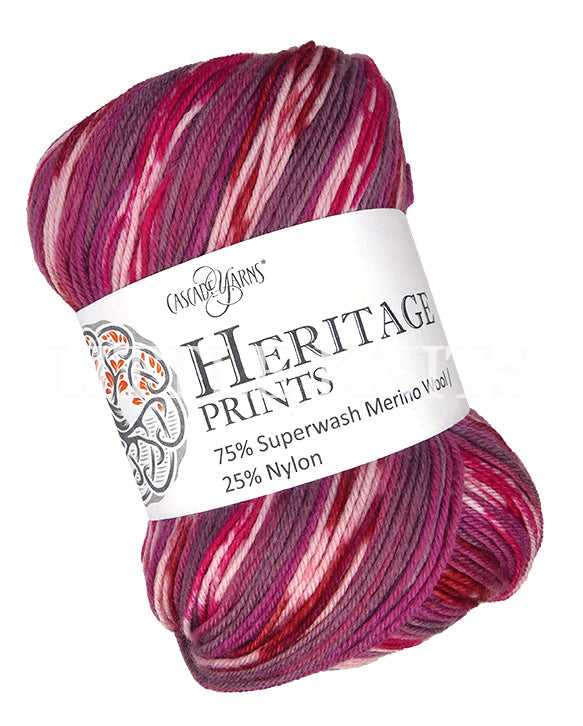 Cascade Heritage Prints - Reds (Color #149) - TEN SKEIN BAG - 60% Off Sale!