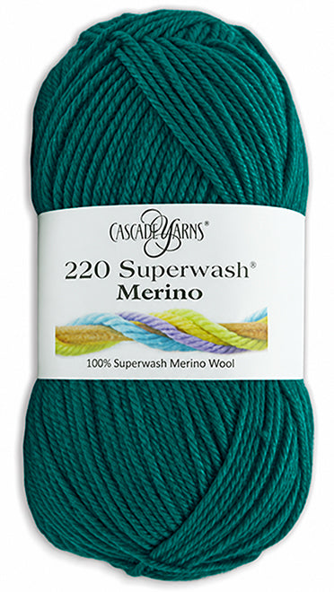 Cascade 220 Superwash Merino - Teal (Color #35)
