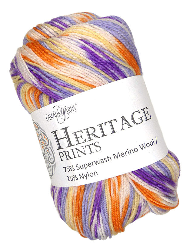 Cascade Heritage Prints - Bubble (Color #155) - FULL BAG SALE (5 SKEINS)