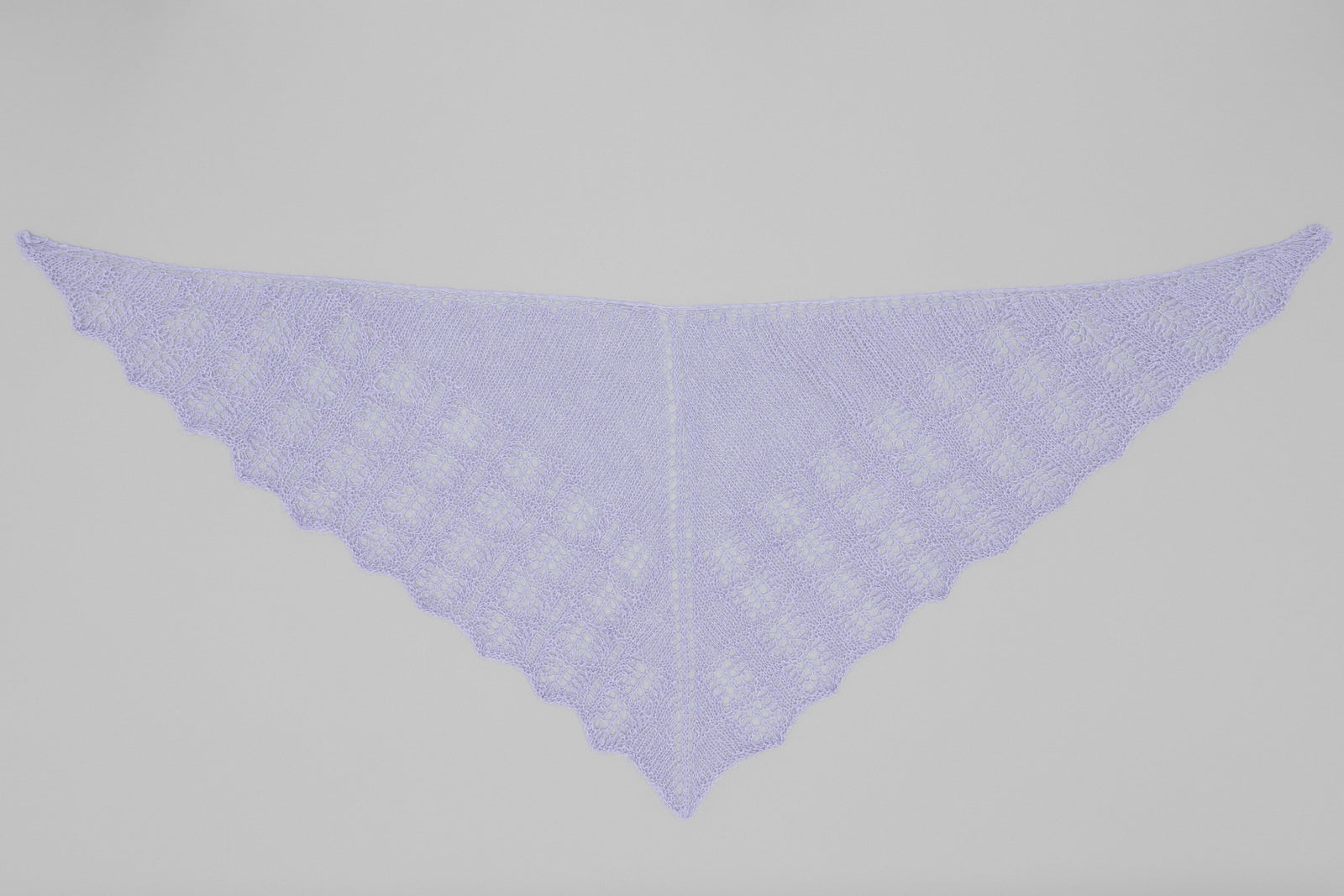 Cascade Suri Seda Pattern - Island Crest Shawl