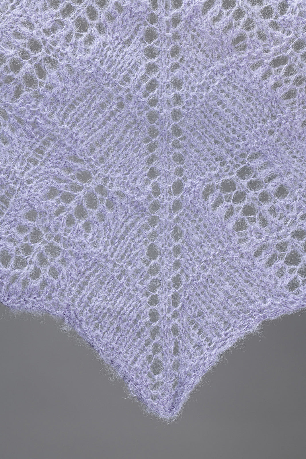 Cascade Suri Seda Pattern - Island Crest Shawl