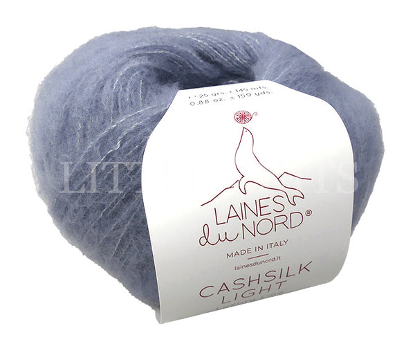 Laines Du Nord Cashsilk Light - Blue Grey (Color #3052 Laines Du Nord Cashsilk Light - Blue Grey (Color #3052