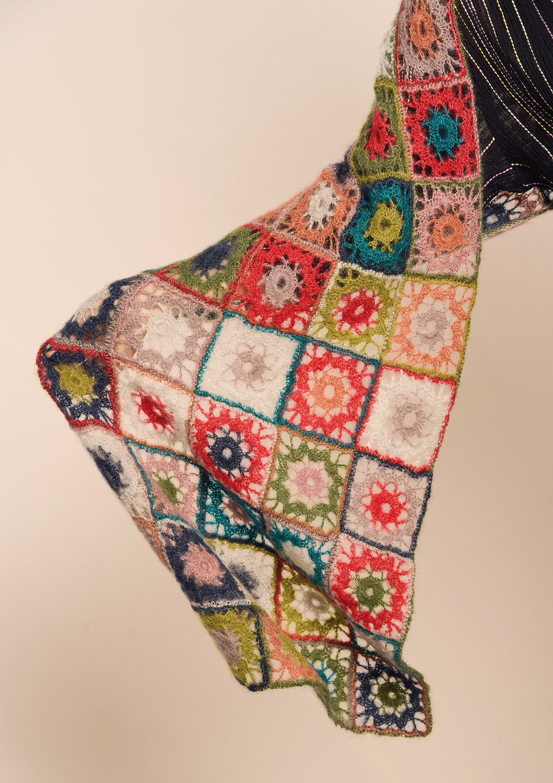 A Rowan Kidsilk Haze Crochet Pattern - Chantel Wrap (PDF)