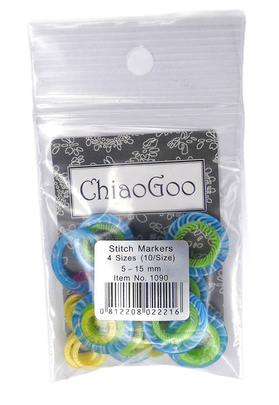ChiaoGoo Stitch Ring Markers - Item No. 1090