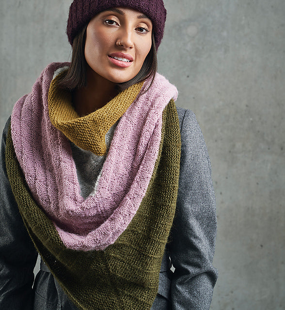 A Rowan Alpaca Classic Pattern - The City Shawl (PDF)