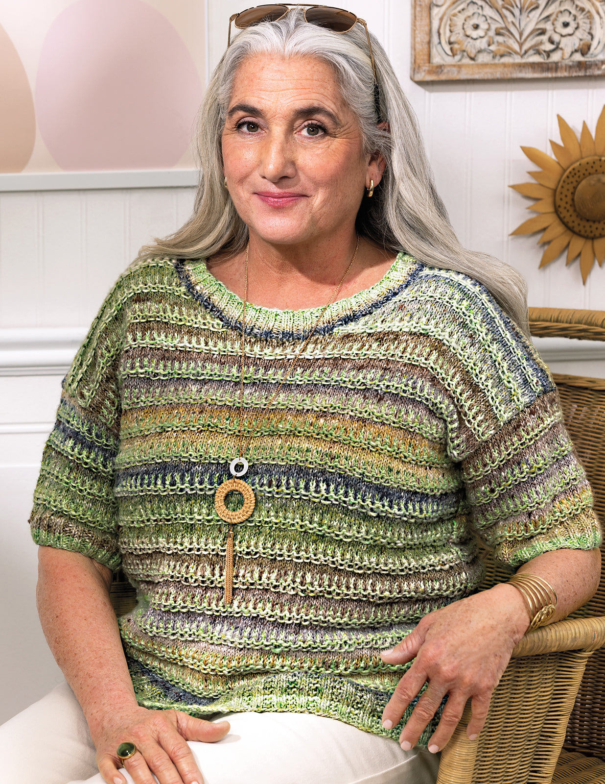 A Noro Akari and Akari Solo Knitting Pattern - Cockle (PDF)