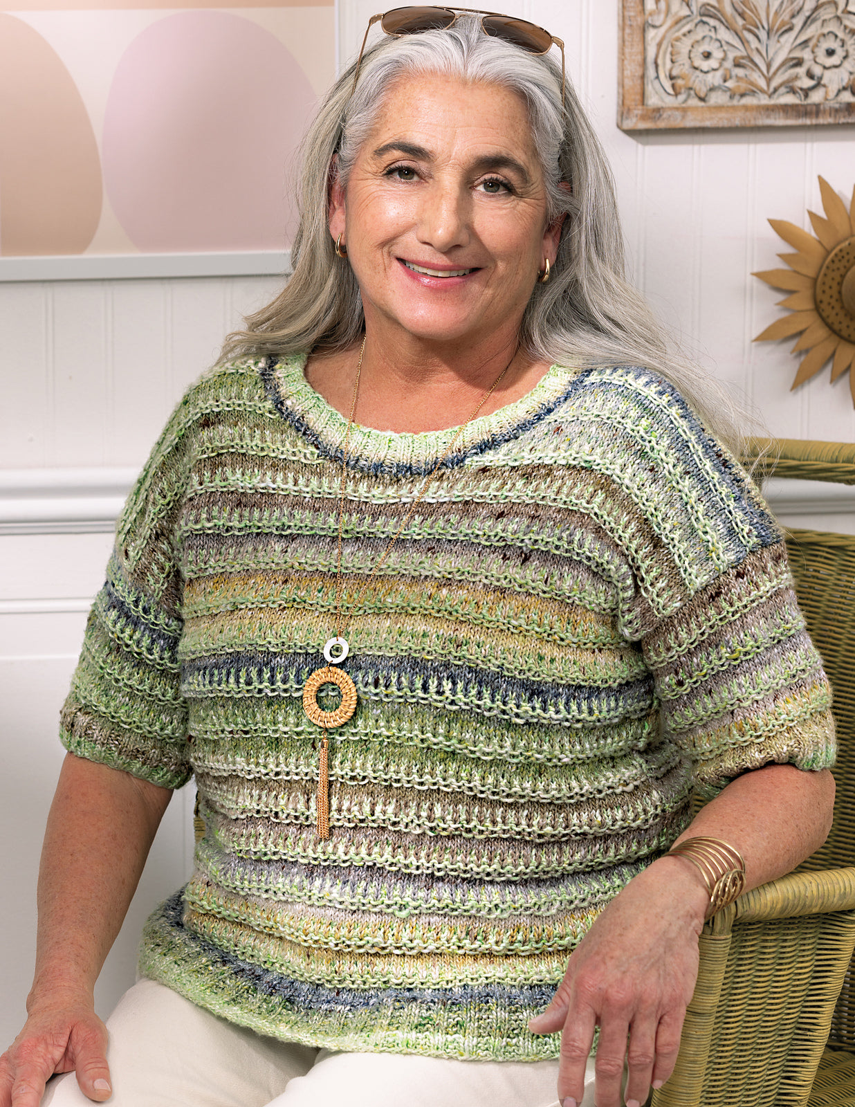 A Noro Akari and Akari Solo Knitting Pattern - Cockle (PDF)