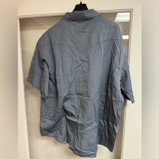 NWT COEVALS CLUB Men's Western Cowboy Short Sleeve Pearl Snap Shirt Size XXL