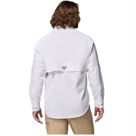 NWT Columbia Men's PFG Bahama II Long Sleeve Shirt White XXL