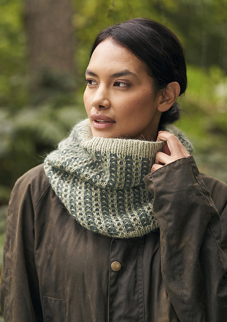 A Rowan Kid Classic Pattern -  Column Cowl (PDF)