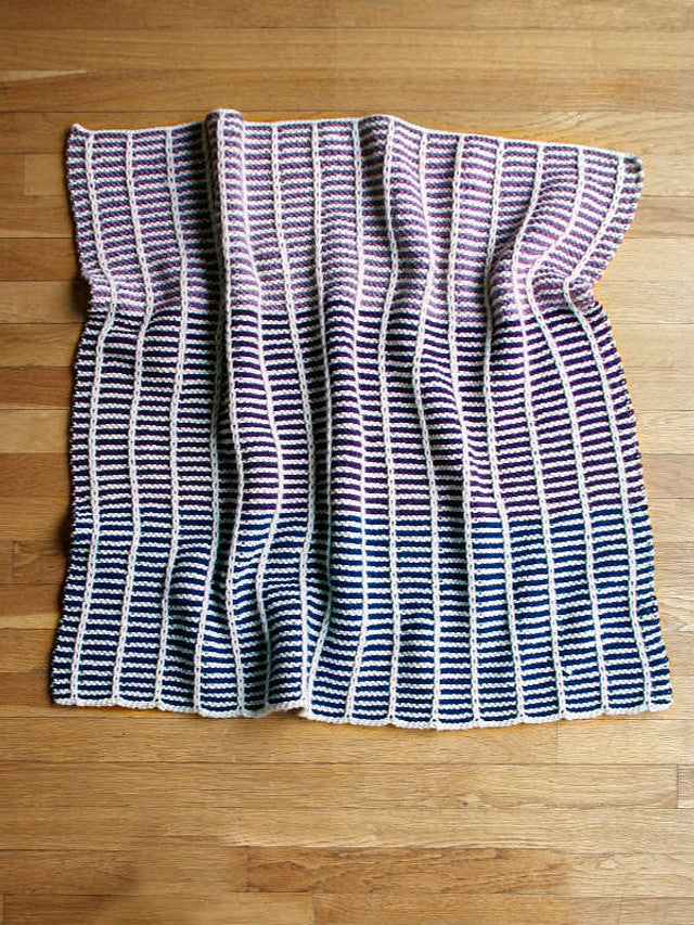 A Berroco Pattern - Corey Baby Blanket (PDF)