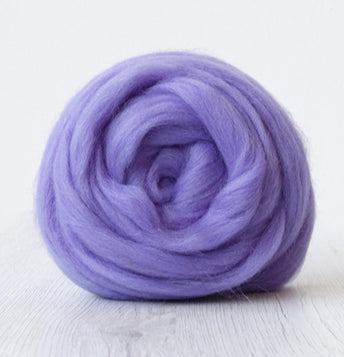 DHG Corriedale Wool Tops - Classic Collection - Lilac - 100g (3.5oz)