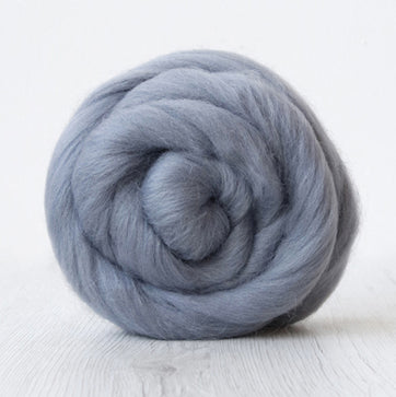 DHG Corriedale Wool Tops - Classic Collection - Shabby Grey - 100g (3.5oz)