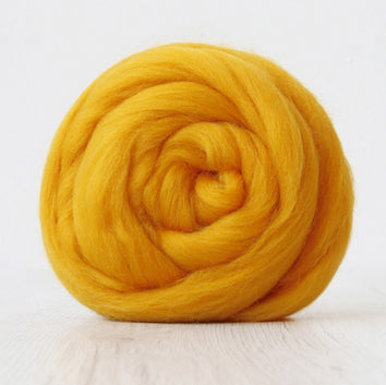 DHG Corriedale Wool Tops - Classic Collection - Yolk - 100g (3.5oz)