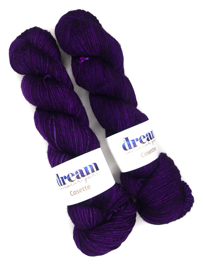 Dream in Color Cosette One of a Kind - Midnight Purple (TWO SKEINS)