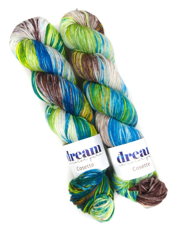 Dream in Color Cosette One of a Kind - Woodland Lagoon - Lot C (TWO SKEINS)