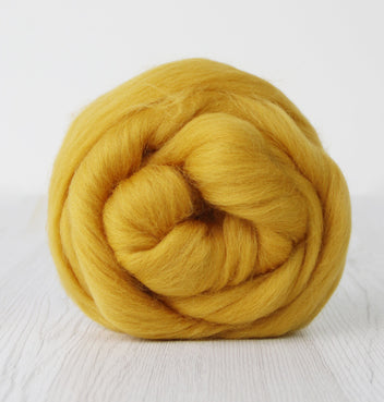 DHG Corriedale Wool Tops - Classic Collection - Honey - 100g (3.5oz)
