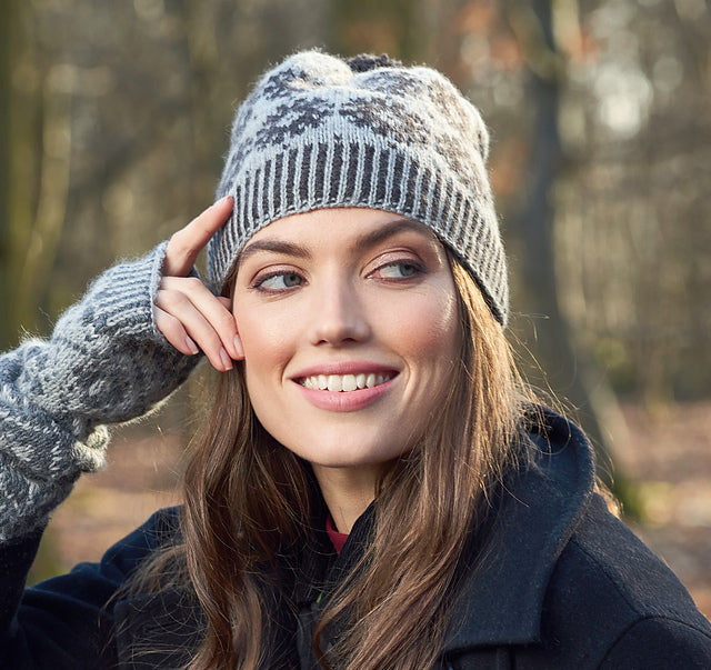 A Rowan Alpaca Soft DK Pattern - Daystar Hat (PDF)