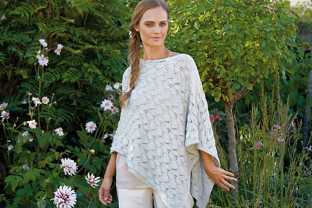 A Rowan Summerlite 4Ply Pattern - Delphine Poncho (PDF)