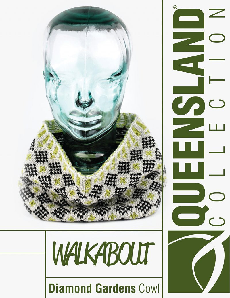 A Queensland Walkabout Pattern - Diamond Gardens Cowl (PDF)