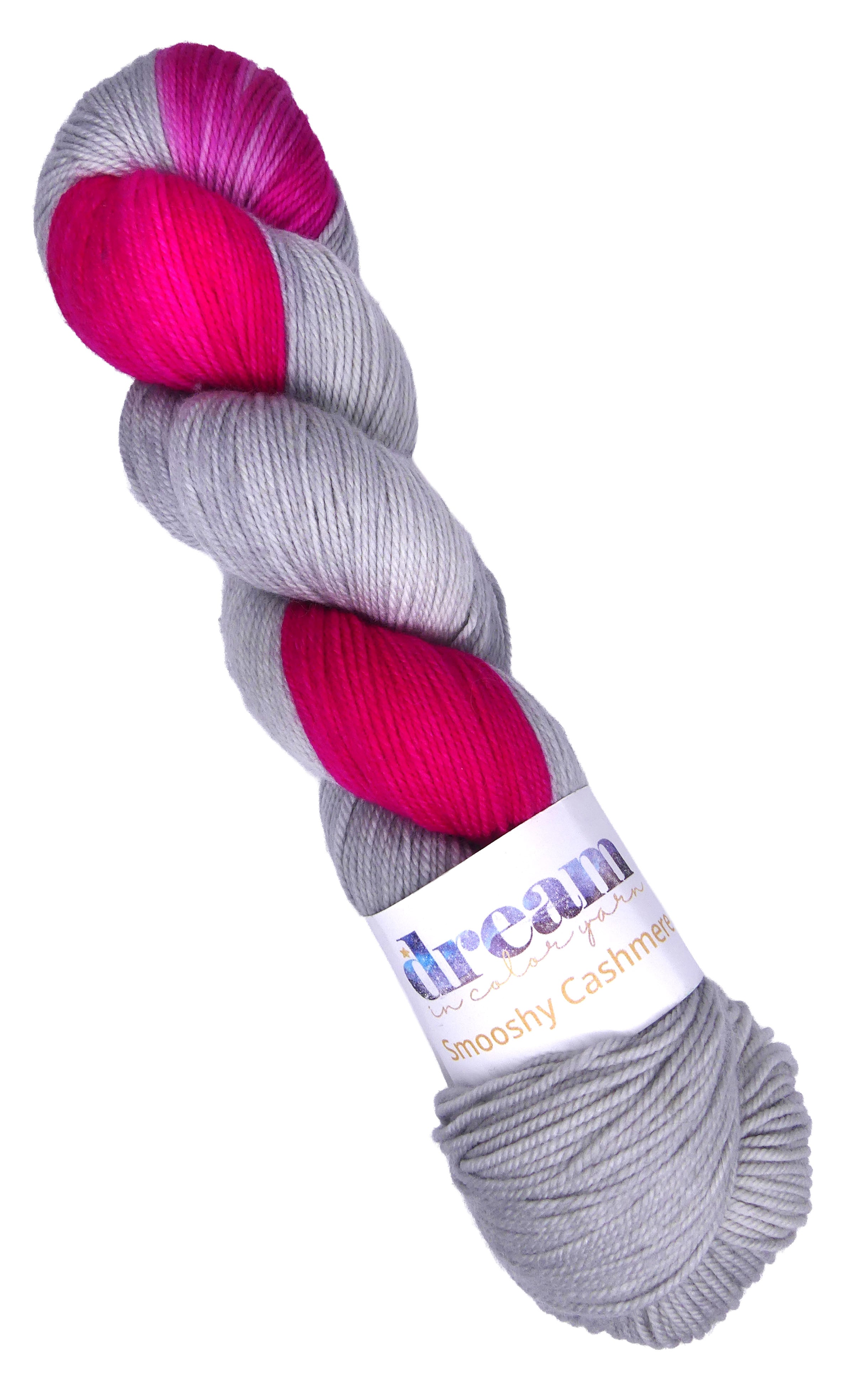 Dream in Color Smooshy with Cashmere One of a Kind - Concrete Roses