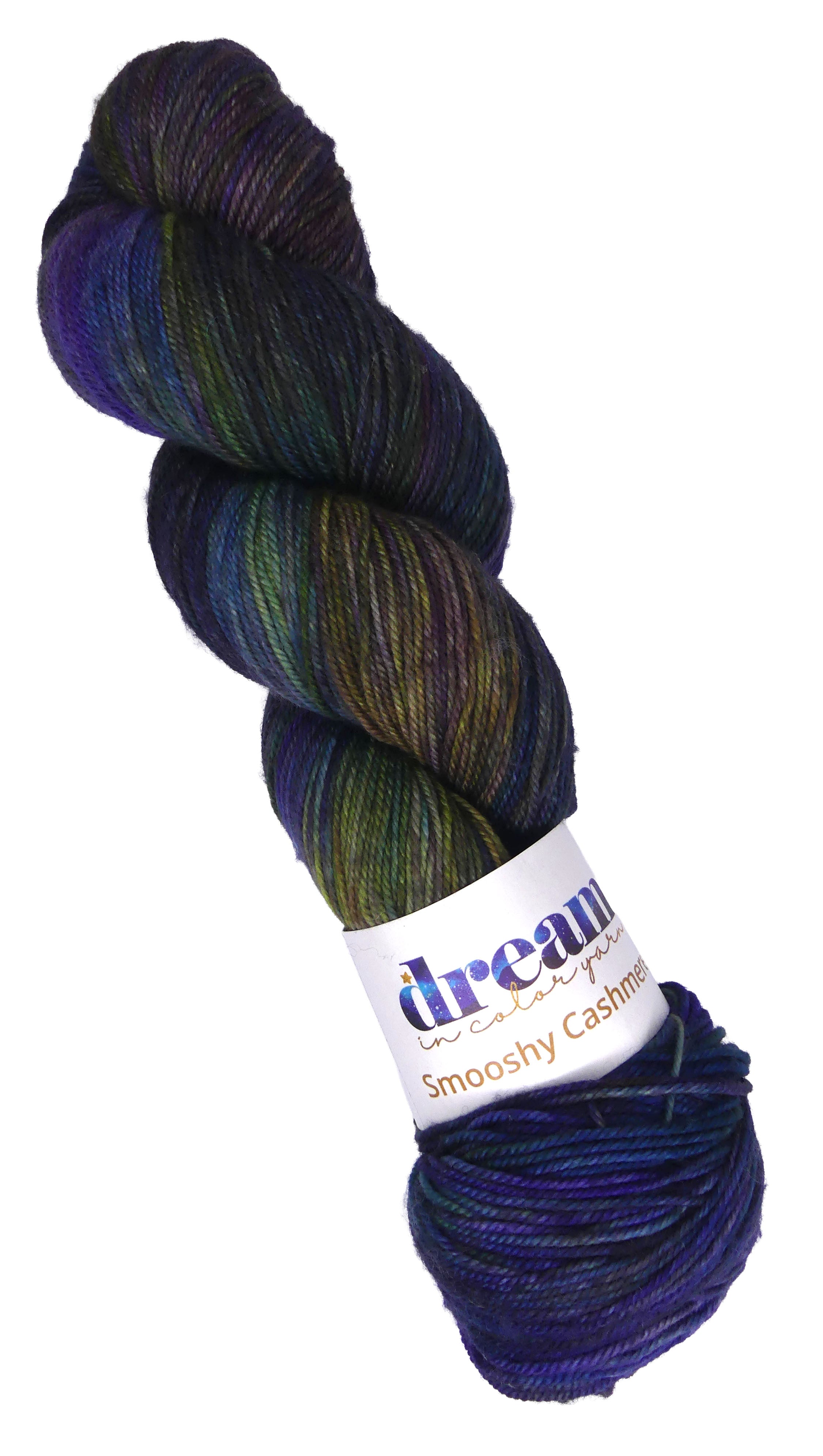Dream in Color Smooshy with Cashmere One of a Kind - Indigo Forest (Lot B)