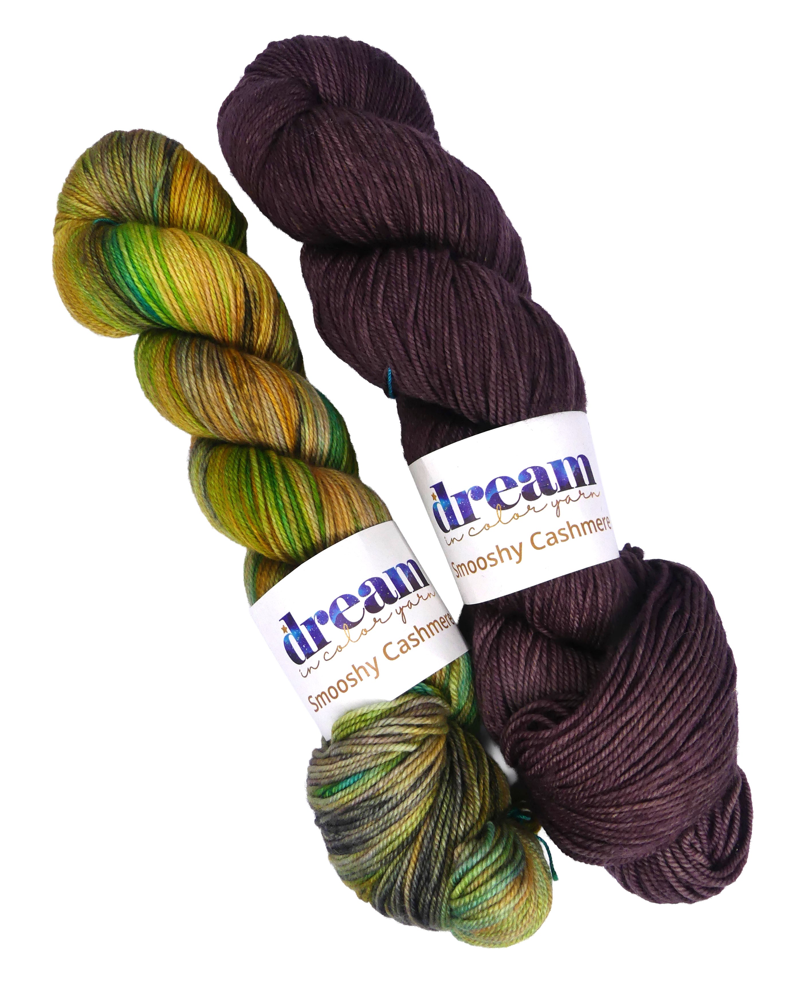 Dream in Color Smooshy with Cashmere One of a Kind - Palm Trees (2 SKEINS)