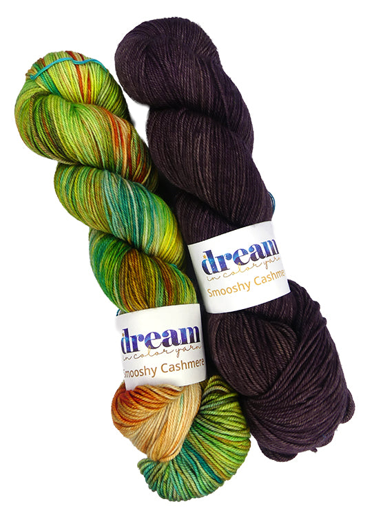 Dream in Color Smooshy with Cashmere One of a Kind - Jungle Sunset (2 SKEINS)