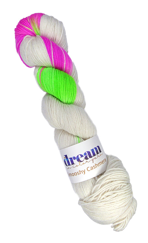Dream in Color Smooshy with Cashmere One of a Kind - Neon Pop