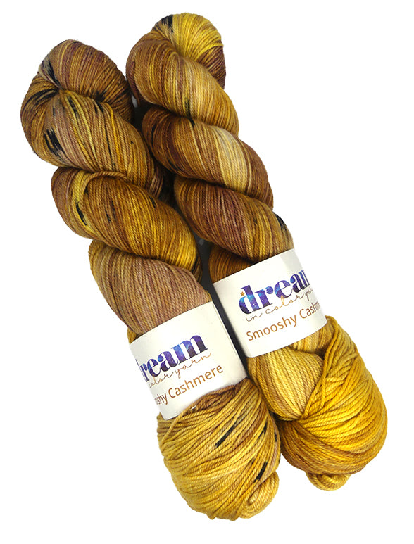 Dream in Color Smooshy with Cashmere One of a Kind - Antique Gold (2 SKEINS)