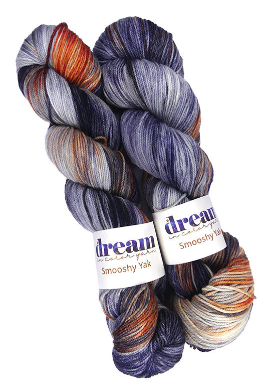 Dream in Color Smooshy Yak One of a Kind Colors - Denim Darling (TWO SKEINS)