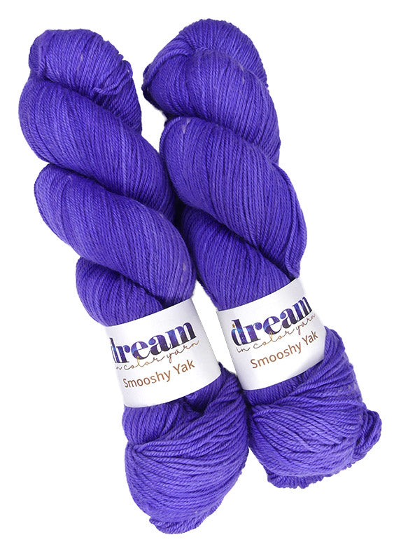 Dream in Color Smooshy Yak One of a Kind Colors - Forget Me Nots - Lot A (TWO SKEINS)