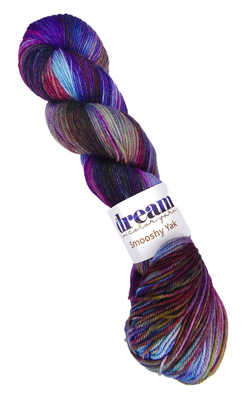 Dream in Color Smooshy Yak One of a Kind Colors - Iris Garden