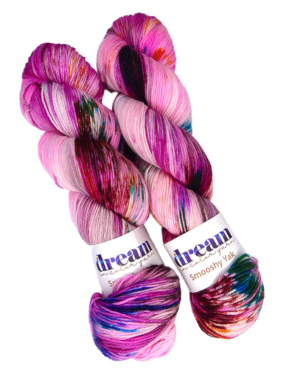 Dream in Color Smooshy Yak One of a Kind Colors - Relish the Moment - Lot D (TWO SKEINS)