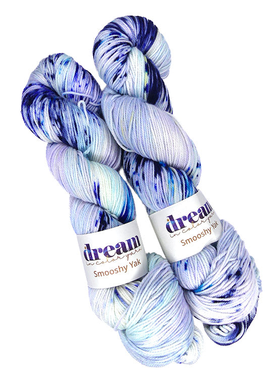 Dream in Color Smooshy Yak One of a Kind Colors - Starry Skies (TWO SKEINS)