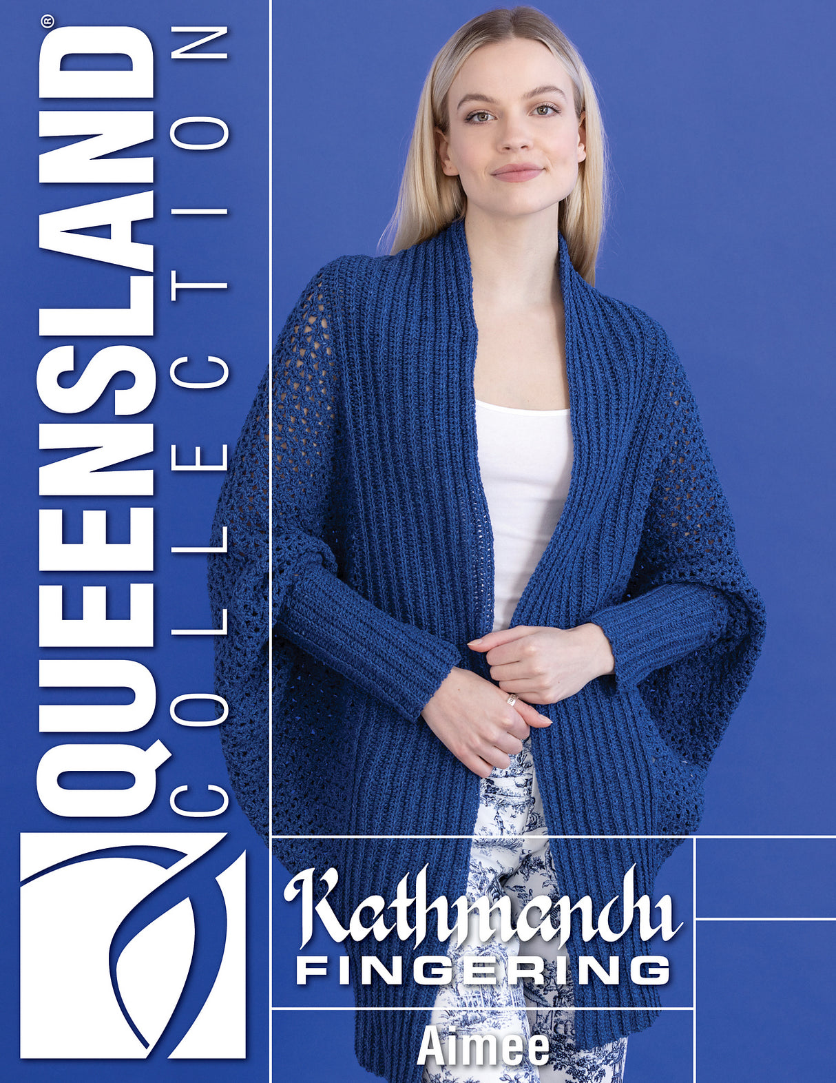 A Queensland Kathmandu Fingering Crochet Pattern - Aimee Crochet Cardigan (PDF)