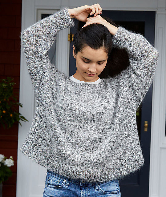 A Churchmouse Yarns and Teas Pattern- Easy Relaxed Pullover (PDF)