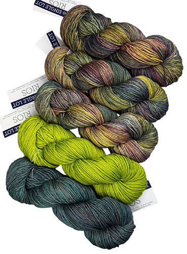 Malabrigo Rios One of a Kind - Electric Thicket (FIVE SKEINS)