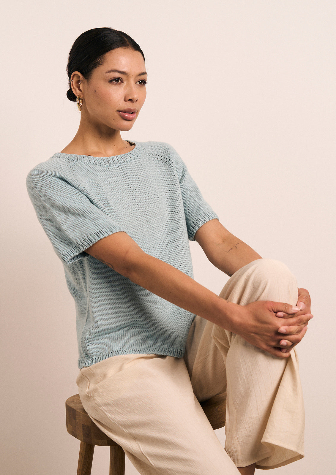 A Rowan Mode Cotton DK Pattern - Else Tee (PDF)