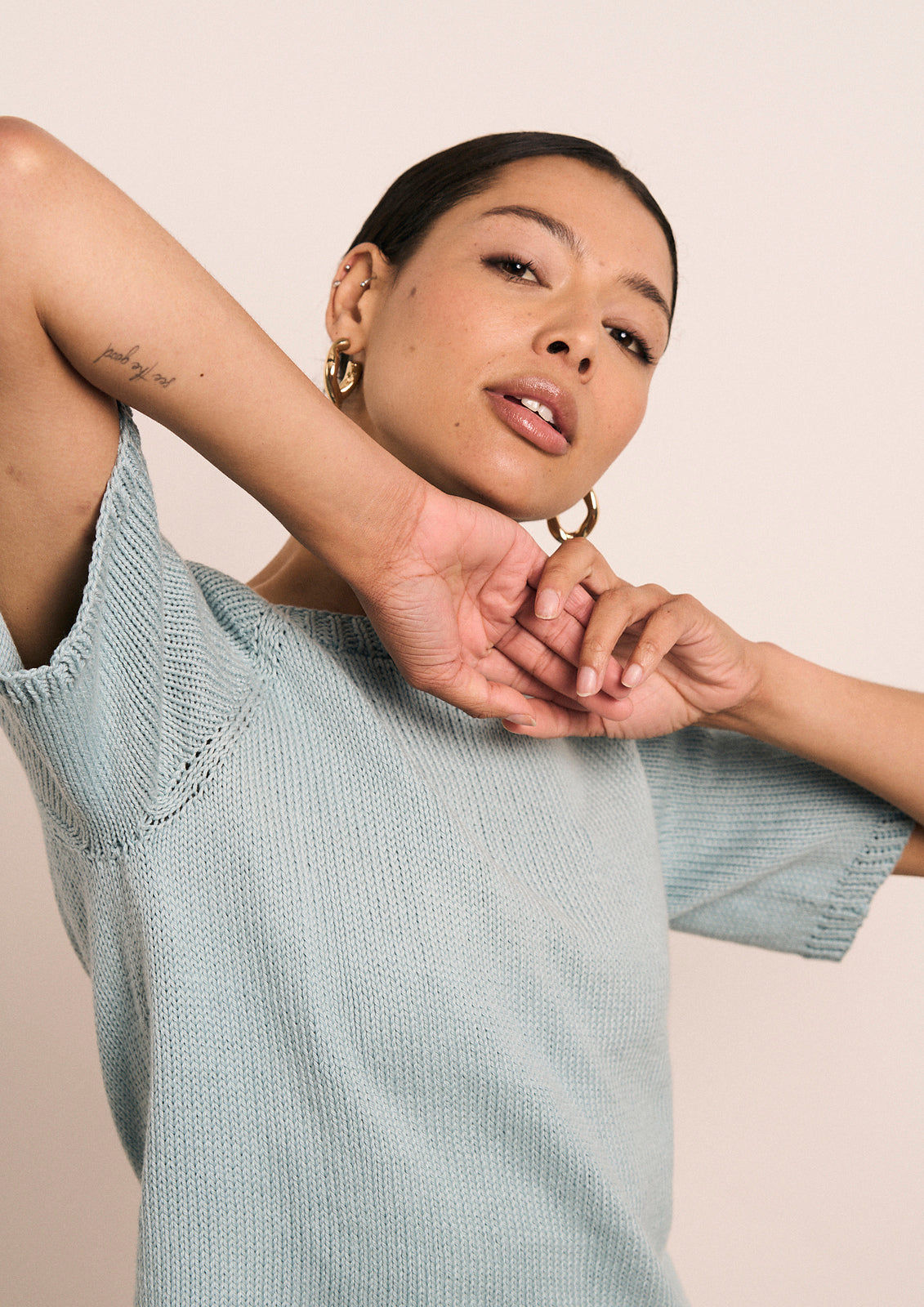 A Rowan Mode Cotton DK Pattern - Else Tee (PDF)