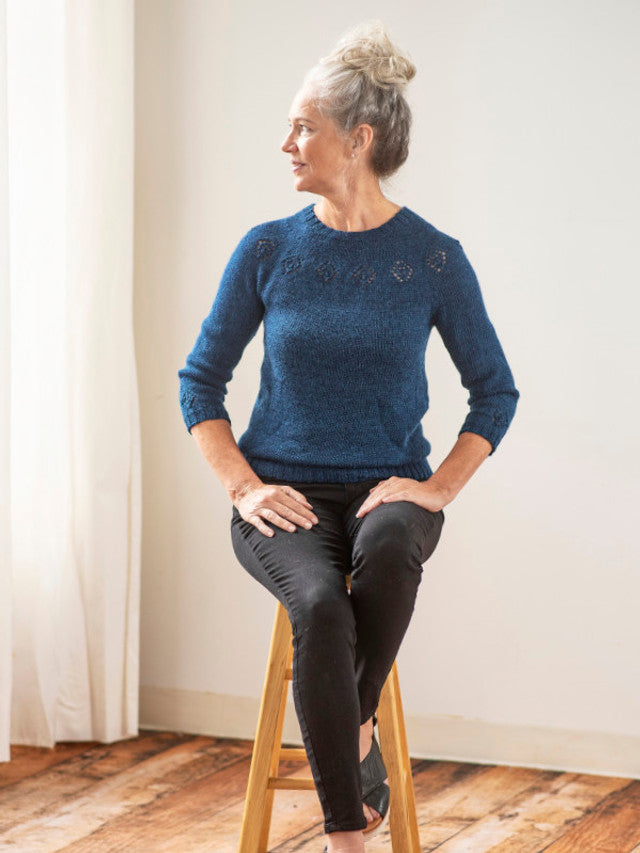 A Berroco Ultra Wool Fine Pattern - Elta Sweater (PDF)