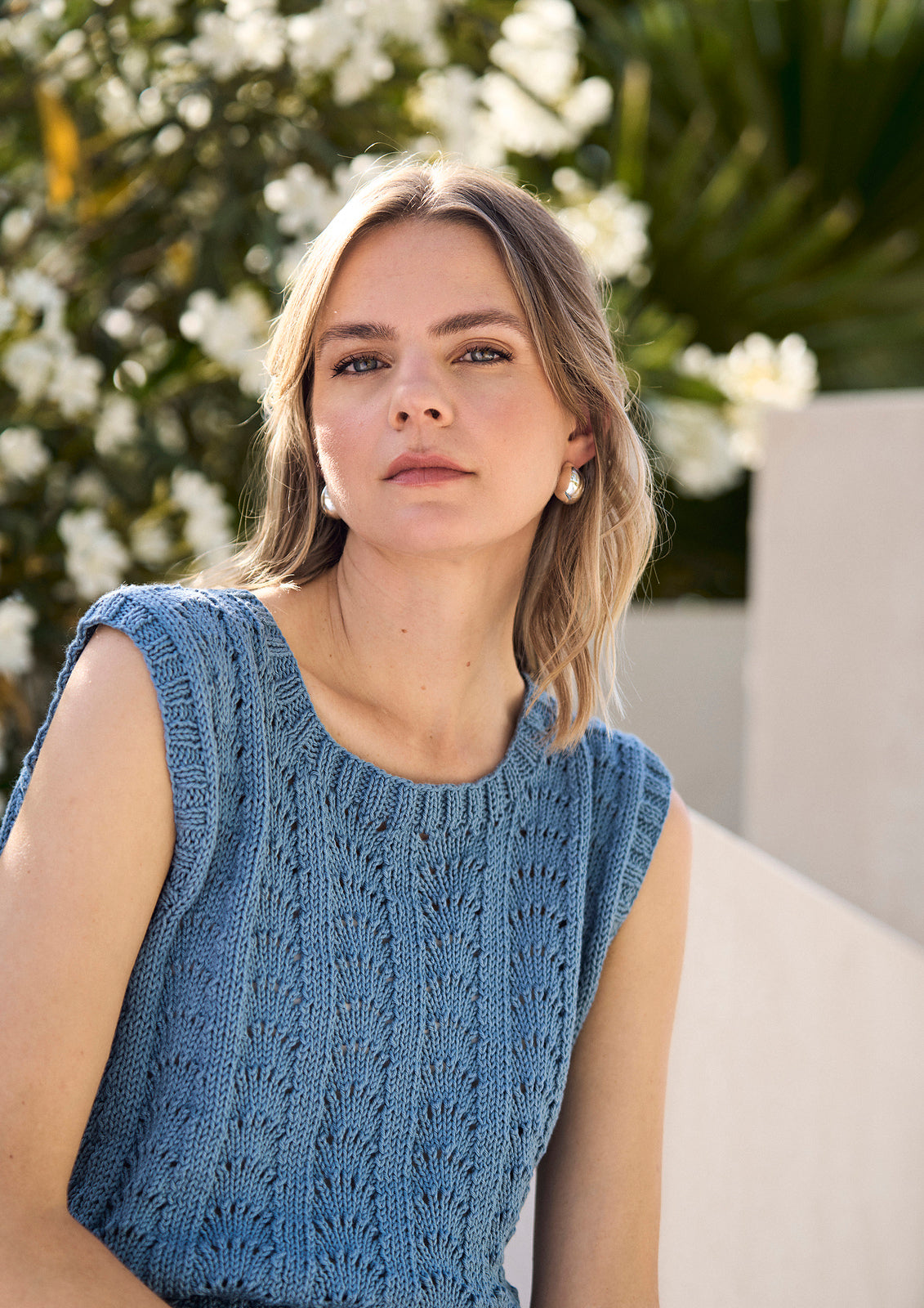 A Rowan Mode Cotton DK Pattern - Emil Sleeveless Top (PDF)