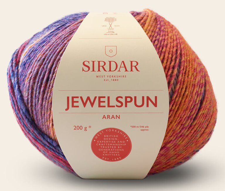 Sirdar Jewelspun Aran - Tourmaline Dream (Color #850)