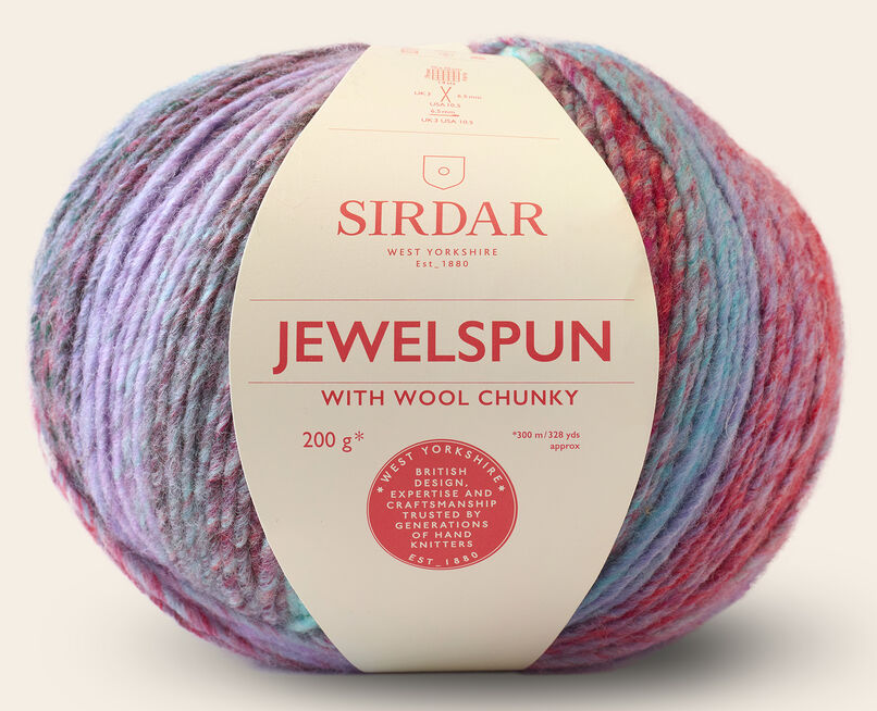 Sirdar Jewelspun with Wool Chunky - Tide Pool Topaz (Color #202) - BIG 200 Gram Skeins