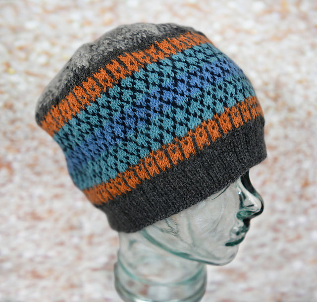 A FREE Cascade 220 Fingering Pattern - Wheel of Hearts Beanie & Gauntlets (PDF)